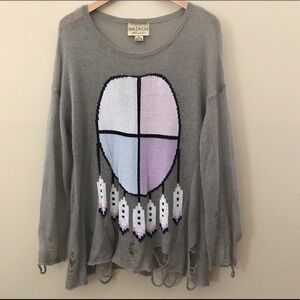 Wildfox Dreamcatcher Sweater Size M